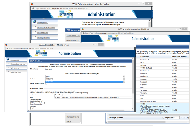 Advanced Administrative Interface